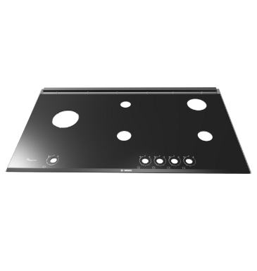Surface vitroceramique Série 8 Table gaz 90 cm Vitrocéramique, Noir PRS9A6B70 /20000583