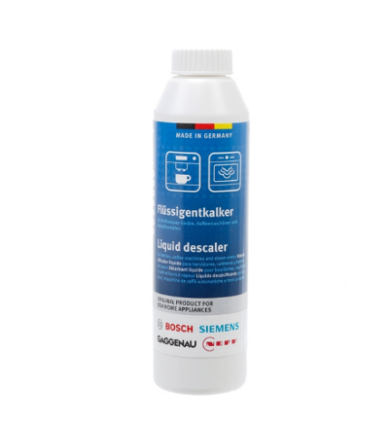 Détartrant liquide d'origine Bosch 312010/00312010 pour machines à café, bouilloires et fours à vapeur Bosch